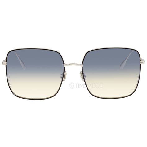 DiorStellaire1 Blue Square Sunglasses 